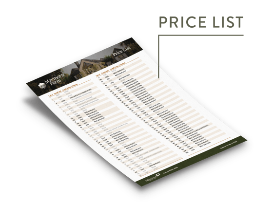 Price List